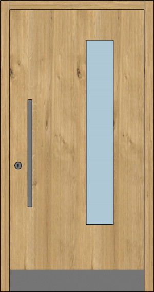 H2, Eiche (mit Ast) (Außentüren)