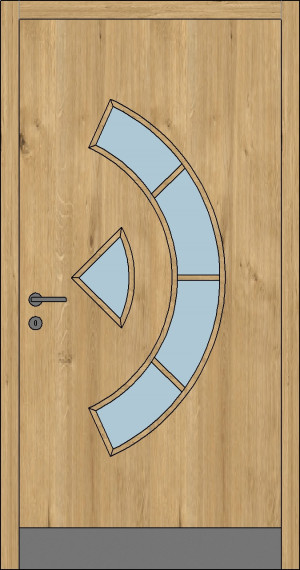 H4, Eiche (mit Ast) (Außentüren)