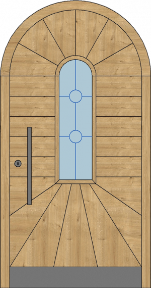 H5, Eiche (mit Ast) (Außentüren)