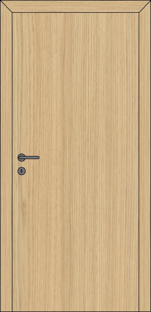 Innentür längsfurniert