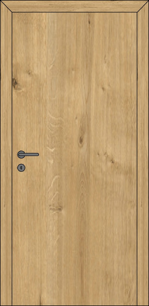 Innentür längsfurniert