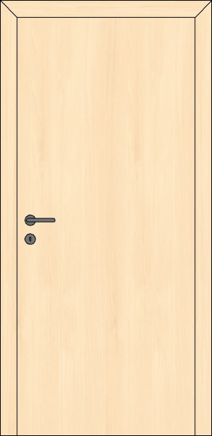 Innentür längsfurniert