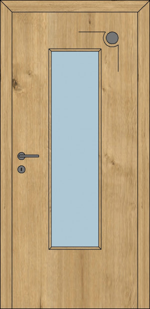 I6-GK, Eiche (mit Ast) (Innentüren)