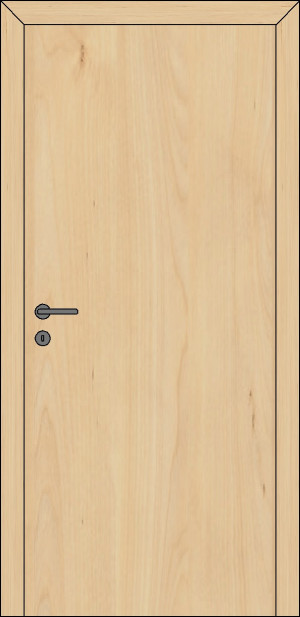 Innentür längsfurniert