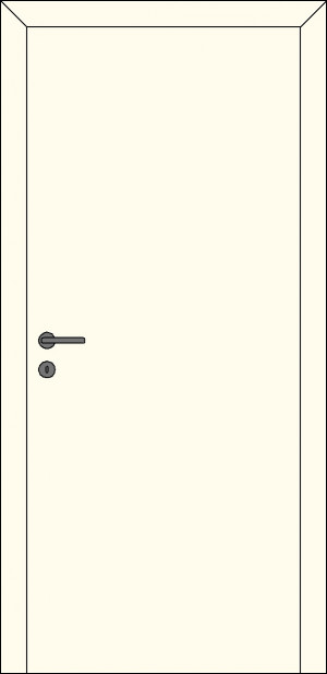 Innentür längsfurniert