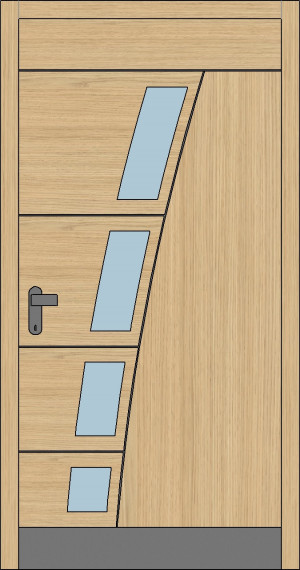 H1, Eiche (Außentüren)